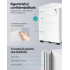 SONGMICS Dulap mobil de birou cu 3 sertare metalice pentru documente si dosare, incuietoare pentru blocarea sertarelor, roti cu frana pentru mobilitat [6]
