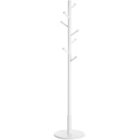 VASAGLE Cuier de podea pentru hol si dormitor, 7 carlige pentru organizarea hainelor si accesoriilor, 3 inaltimi reglabile, baza stabila si design com