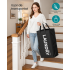 SONGMICS Cos de rufe pliabil cu capacitate 80 L, material Oxford 600D rezistent la apa, 2 manere pentru transport usor, maxim 20 kg, design compact pe [3]