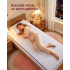 VASAGLE Saltea 90x200 cm cu spuma Memory Gel, 7 zone, doua fete de dormit, husa detasabila si lavabila, fermitate medie H3, alb [5]