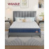 VASAGLE Saltea 140x200 cm cu sistem hibrid din spuma si arcuri individuale, Memory Gel pentru confort termic, 7 zone de sustinere, margini ranforsate, [6]