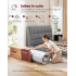 VASAGLE Saltea 140x200 cm cu arcuri individuale Pocket si spuma Memory Gel, sustinere 7 zone, mediu-ferma H3, alb [7]
