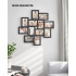 SONGMICS Rama foto colaj de perete pentru 12 fotografii de 10x15 cm, design decorativ pentru living, dormitor sau hol, structura din MDF cu protectie [4]