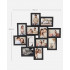 SONGMICS Rama foto colaj de perete pentru 12 fotografii de 10x15 cm, design decorativ pentru living, dormitor sau hol, structura din MDF cu protectie [8]
