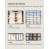 SONGMICS Organizatoare dulap sau sertar, set 8 cutii de depozitare a lenjeriei de corp, pliabile, 64x48x10cm, gri [3]