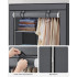 SONGMICS Garderoba pentru depozitarea hainelor, din material textil, design personalizabil, 45x88x168 cm, gri [7]