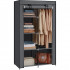 SONGMICS Garderoba pentru depozitarea hainelor, din material textil, design personalizabil, 45x88x168 cm, gri [9]