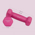 SONGMICS Set 2 gantere fitness de 0,5 kg fiecare, greutate totala 1 kg, pentru exercitii si antrenamente acasa sau la sala, miez din fonta cu invelis [4]