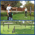 SONGMICS Fileu badminton portabil cu geanta transport, pentru tenis si volei, 400x103 cm, inaltime reglabila pana la 155 cm [5]