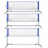 SONGMICS Fileu badminton portabil cu geanta transport, pentru tenis si volei, 400x103 cm, inaltime reglabila pana la 155 cm, albastru [4]