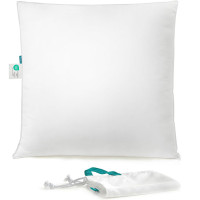 SONGMICS Perna cu suprafata moale, 80x80 cm, umplutura 1500 g, alb