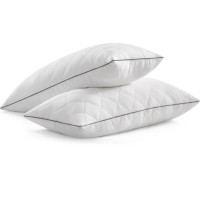 SONGMICS Set de 2 perne reversibile cu 2 fete pentru iarna sau vara, 40x80 cm, umplutura 650 g, alb SONGMICS Set de 2 perne reversibile cu 2 fete pentru iarna sau vara, 40x80 cm, umplutura 650 g, alb