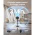 SONGMICS Ventilator cu picior reglabil pe inaltime, silentios 20 dB, 24 W, 15 viteze, telecomanda, oscilatie 120°, negru [6]