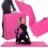 Saltea fitness groasa pentru antrenamente gimnastica, pliabila, 180x60x5cm, roz [7]