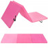 Saltea fitness groasa pentru antrenamente gimnastica, pliabila, 180x60x5,5cm, roz [13]