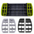 Stepper aerobic, ajustabil in 3 trepte, gri/verde, greutate maxima 250 kg, cu covoras de protectie [5]