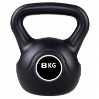 Gantera Kettlebell 8kg Neagra Gantera Kettlebell 8kg Neagra