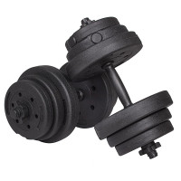 Set gantere reglabile 20kg (2x10kg) din compozit Set gantere reglabile 20kg (2x10kg) din compozit