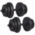 Set gantere reglabile 20kg (2x10kg) din compozit [3]