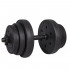 Set gantere reglabile 20kg (2x10kg) din compozit [4]