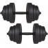 Set gantere reglabile 20kg (2x10kg) din compozit [6]