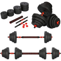 Set gantere si haltera reglabile Sersimo, 40kg Set gantere si haltera reglabile Sersimo, 40kg