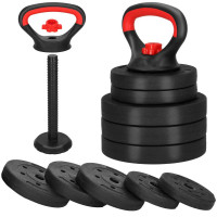 Gantera Kettlebell reglabila 10kg negru Gantera Kettlebell reglabila 10kg negru