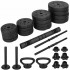Set de greutati multifunctionale transformabil in gantere, kettlebell, haltera, total 40 kg [4]