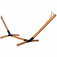 Suport hamac Sersimo cu cadru din lemn pentru gradina, sarcina maxima 150kg, culoare maro Suport hamac Sersimo cu cadru din lemn pentru gradina, sarcina maxima 150kg, culoare maro