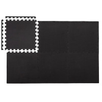 Set covoras de protectie saltea de antrenament, tip puzzle, 6 piese de 60x60cm, 12mm Set covoras de protectie saltea de antrenament, tip puzzle, 6 piese de 60x60cm, 12mm