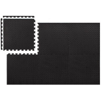 Set covoras de protectie saltea de antrenament, tip puzzle, 6 bucati de 60x60cm, 12mm Set covoras de protectie saltea de antrenament, tip puzzle, 6 bucati de 60x60cm, 12mm