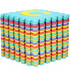 Covor din spuma pentru copii, tip puzzle alfabet, 61 piese, termoizolant, 170x150 cm, multicolor [8]