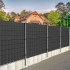 Panou de gard pentru intimitate in gradina, PVC, 50 x 0.19 m, gri antracit [12]