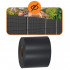 Panou de gard pentru intimitate in gradina, PVC, 50 x 0.19 m, gri antracit [16]