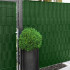 Panou de gard pentru intimitate in gradina, PVC, 50 x 0.19 m, verde [13]
