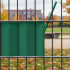 Panou de gard pentru intimitate in gradina, PVC, 50 x 0.19 m, verde [11]