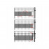 Panou de gard pentru intimitate in gradina, PVC, 50 x 0.05 m, gri [16]
