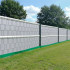 Panou de gard pentru intimitate in gradina, PVC, 50 x 0.05 m, gri [6]
