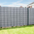 Panou de gard pentru intimitate in gradina, PVC, 50 x 0.05 m, gri [7]