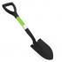 Lopata mini cu lama ascutita, maner fibra de sticla, cap metalic, 68 cm, maner tip D, verde si negru [2]