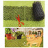 Covoras cu tepi pentru alungarea animalelor, ancore metalice incluse, 200x30 cm, negru [6]