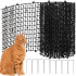 Covoras cu tepi pentru alungarea animalelor, ancore metalice incluse, 200x30 cm, negru [8]