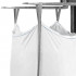 Sac gradina big bag cu evacuare in partea de jos, pentru frunze si deseuri vegetale, 1300 L, 1000 kg, 90x90x160 cm, alb [11]