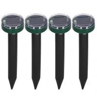 Set 4 aparate solare pentru alungarea cartitelor, functionare prin vibratii si sunete cu frecventa 400-1000 Hz, 26 cm Set 4 aparate solare pentru alungarea cartitelor, functionare prin vibratii si sunete cu frecventa 400-1000 Hz, 26 cm