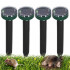 Set 4 aparate solare pentru alungarea cartitelor, functionare prin vibratii si sunete cu frecventa 400-1000 Hz, 26 cm [3]