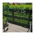 Panou paravan cu frunze artificiale pentru gard sau balcon, 100x300cm, verde inchis [22]