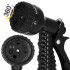 Furtun extensibil pentru udat gradina, cu pistol stropire, 20-60 metri, negru [12]