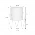 (DL) Suport ghiveci metalic alb GA163, inaltime 22cm [4]