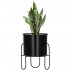 (DL) Suport ghiveci metalic negru GA164, inaltime 18cm [2]