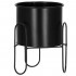 (DL) Suport ghiveci metalic negru GA164, inaltime 18cm [4]
